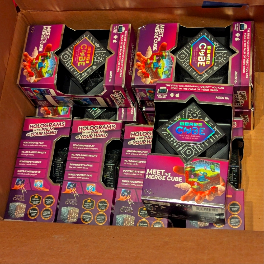 Merge Cube Holographic Toy - Lot of 10